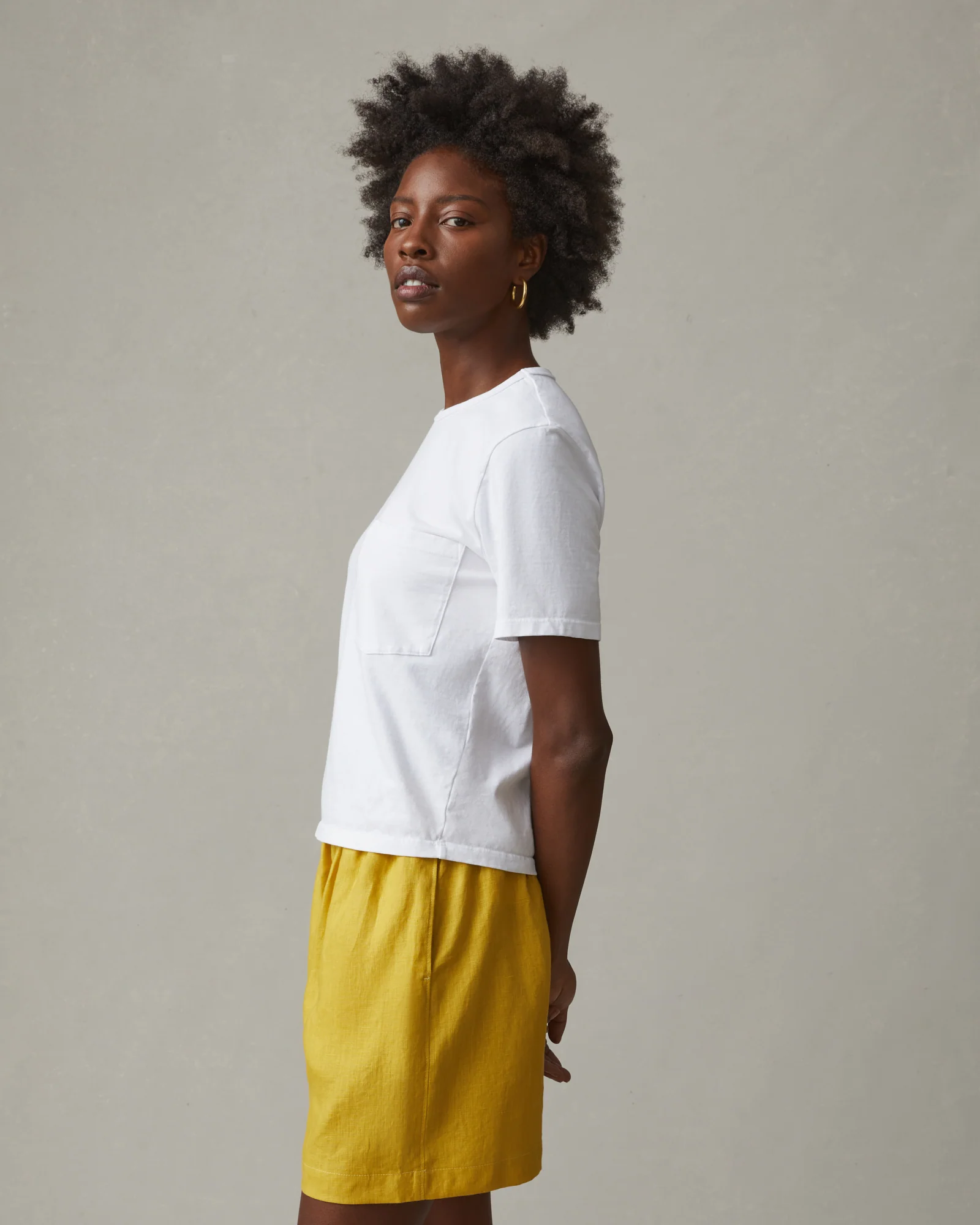 Women's Heavyweight Boyfriend Tee - White - Image 2