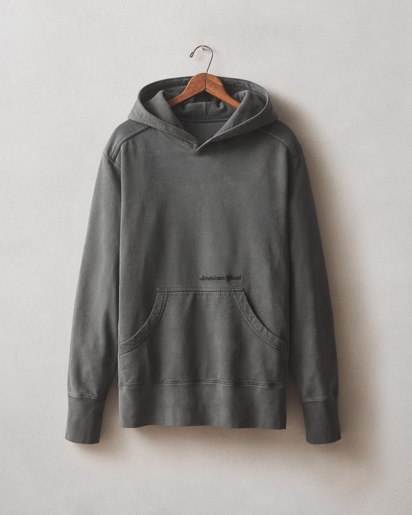 Men's Vintage Wash Classic Pullover - Washed Charcoal