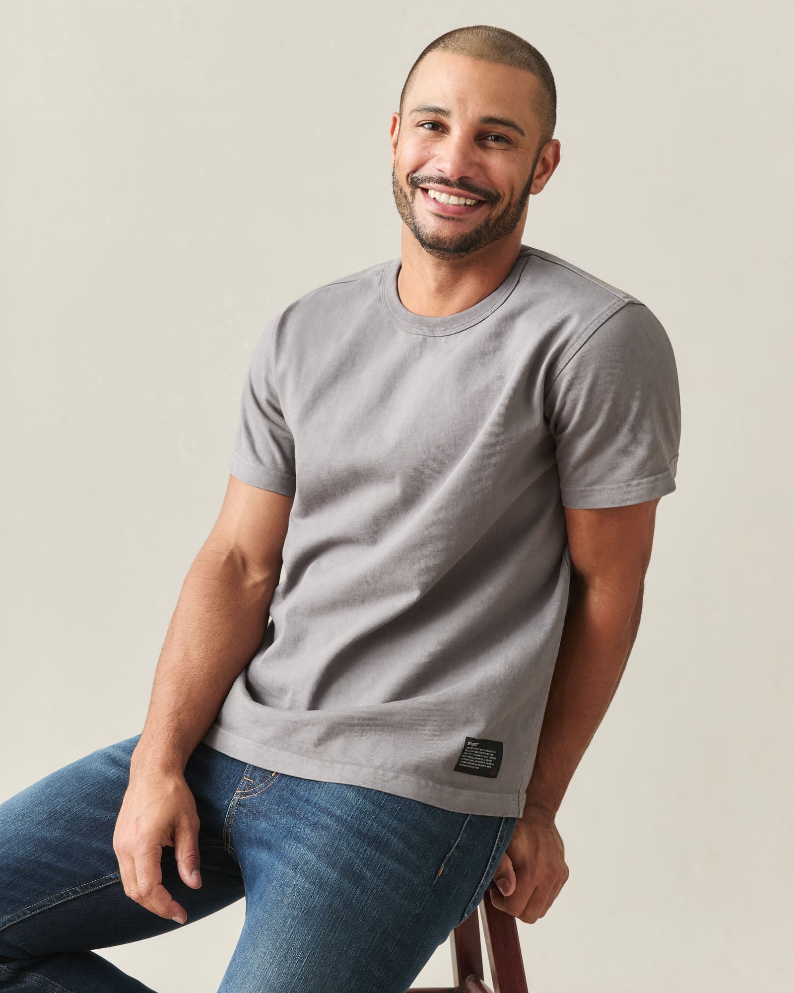Men's Everest Tee - Steel Grey - Image 5