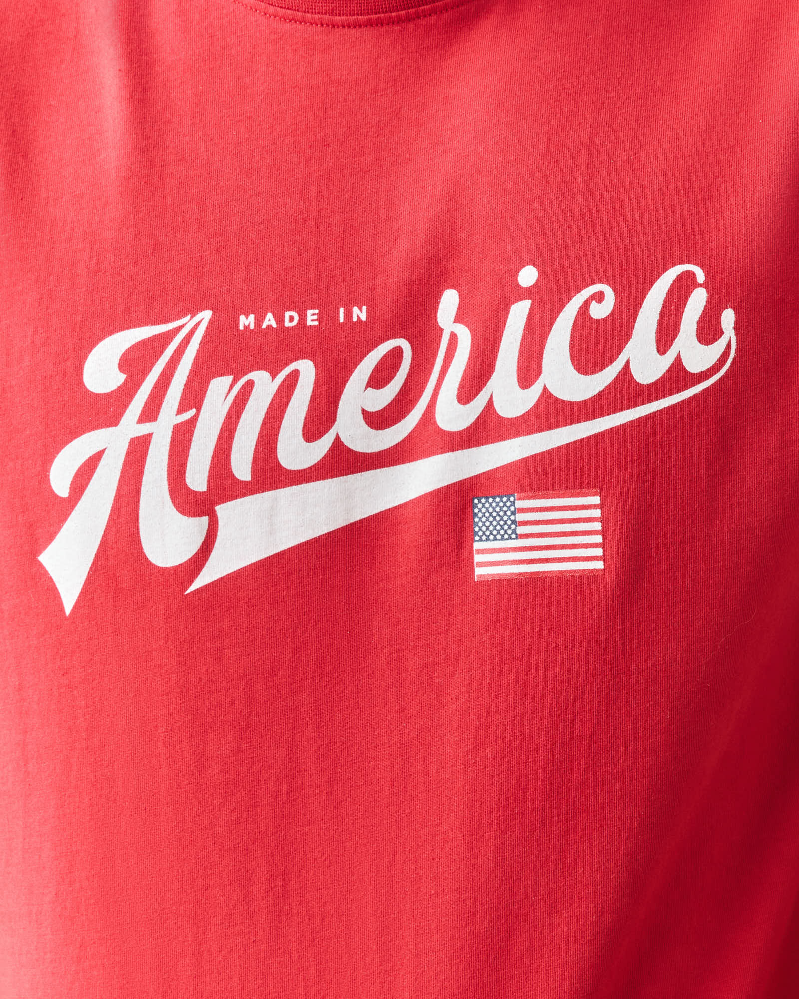 Unisex American Made Tee - Pompeian Red - Image 6