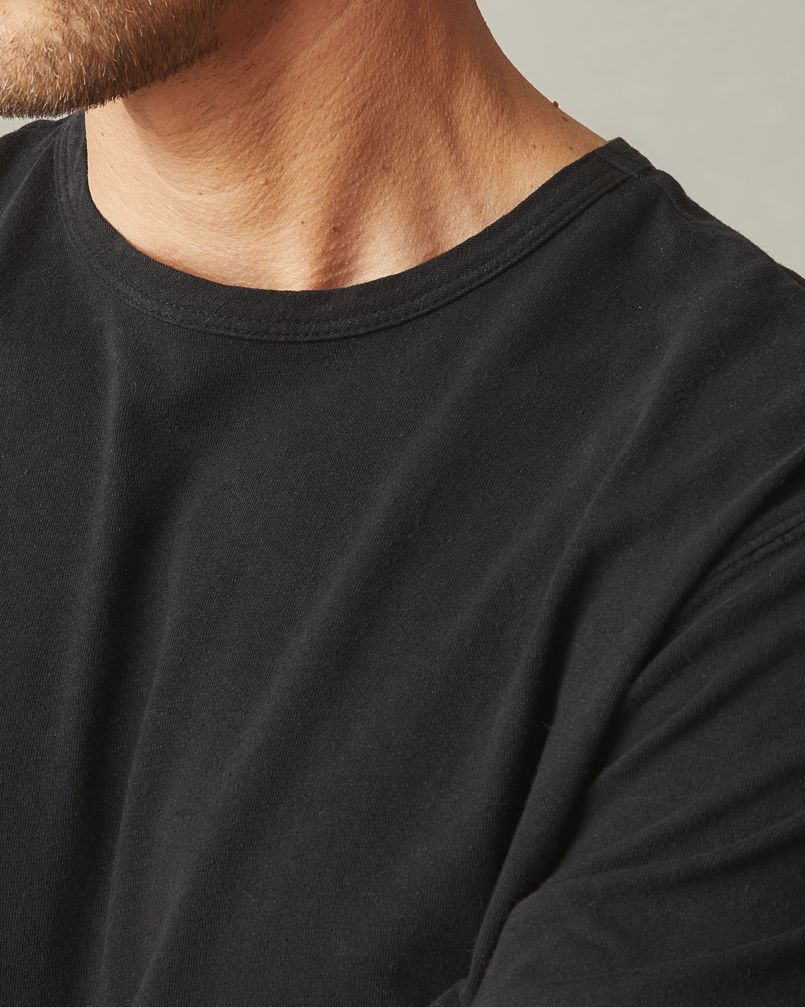 Men's Hemp Tee - Black - Image 4