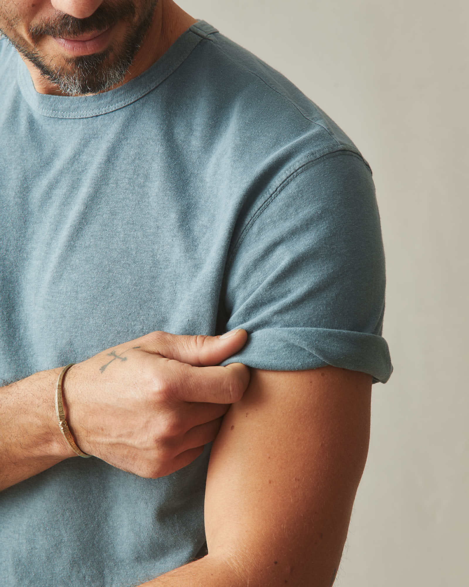 Men's Hemp Jersey Crew Tee - Trooper - Image 3