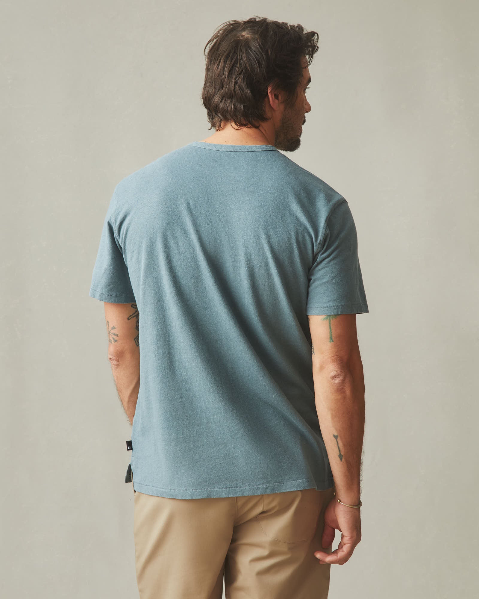 Men's Hemp Jersey Crew Tee - Trooper - Image 4