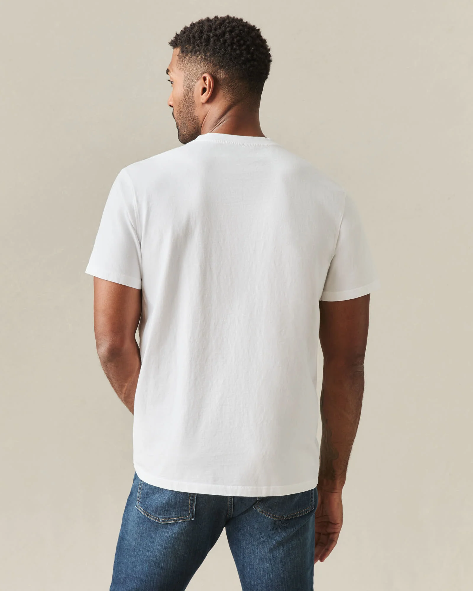Men's Golden State Tee - White - Image 3