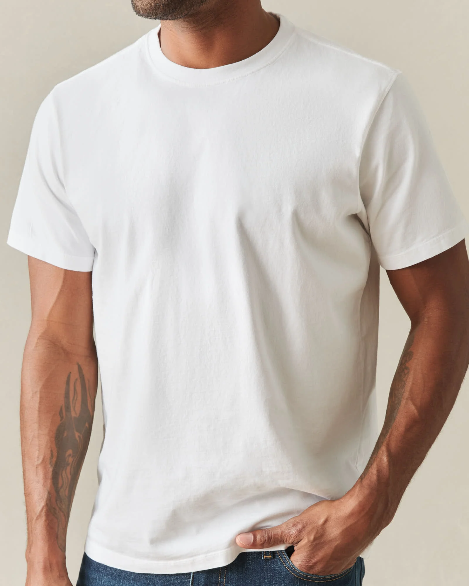 Men's Golden State Tee - White - Image 4