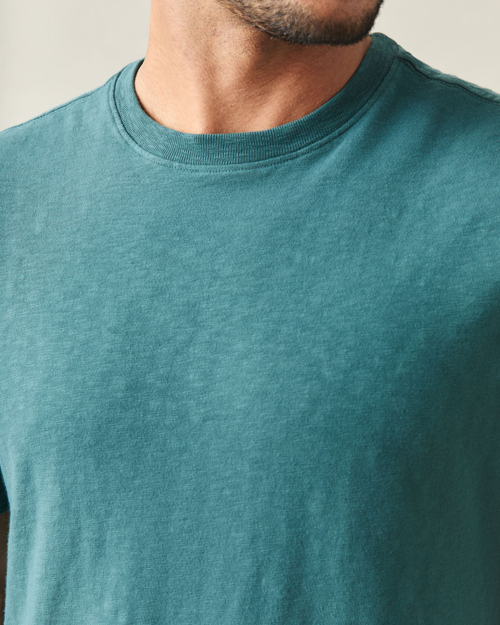 Men's Premium Slub Crew Tee - Atlantic Deep - Image 2