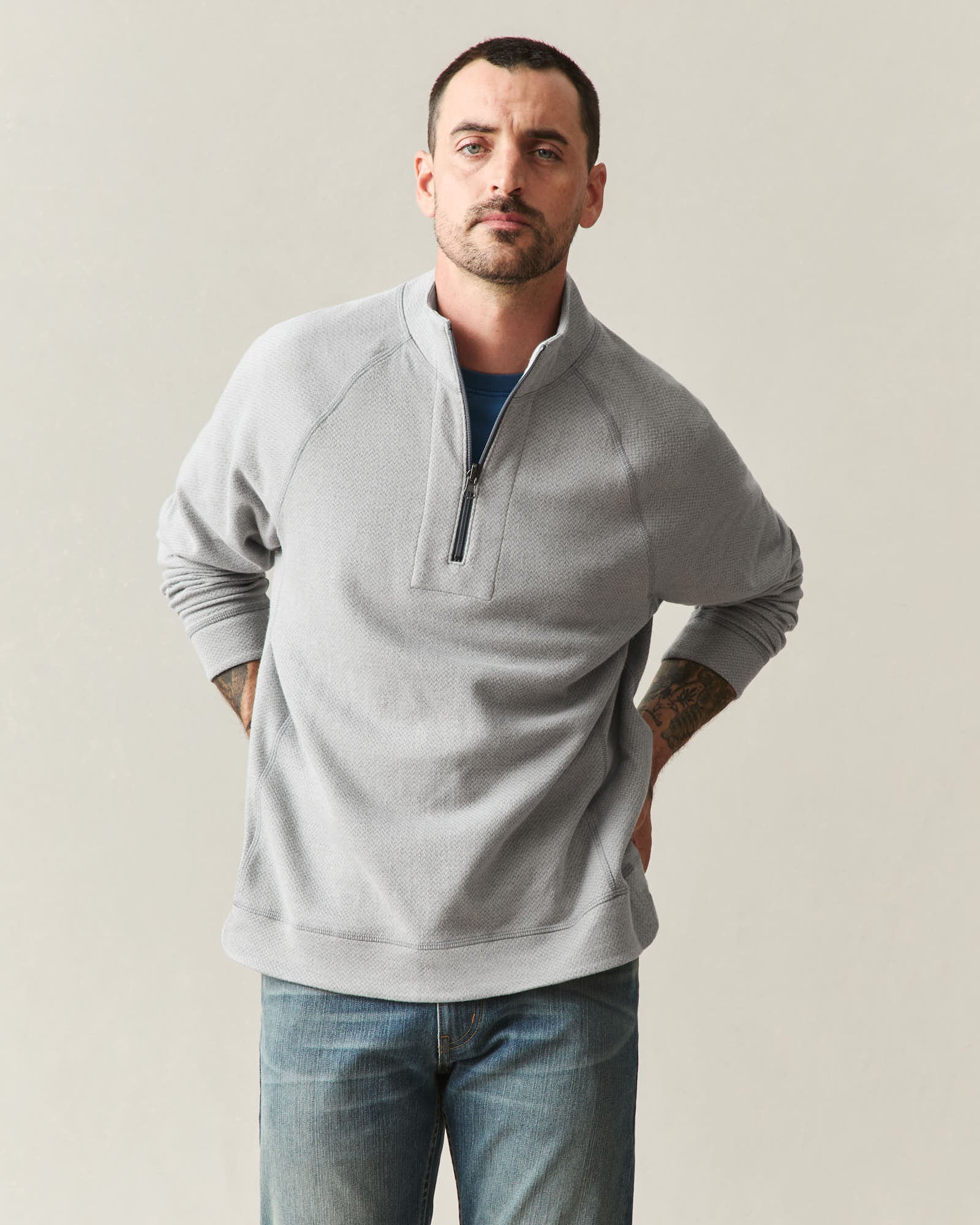 Men's Reversible Half Zip - Griffin - Image 2