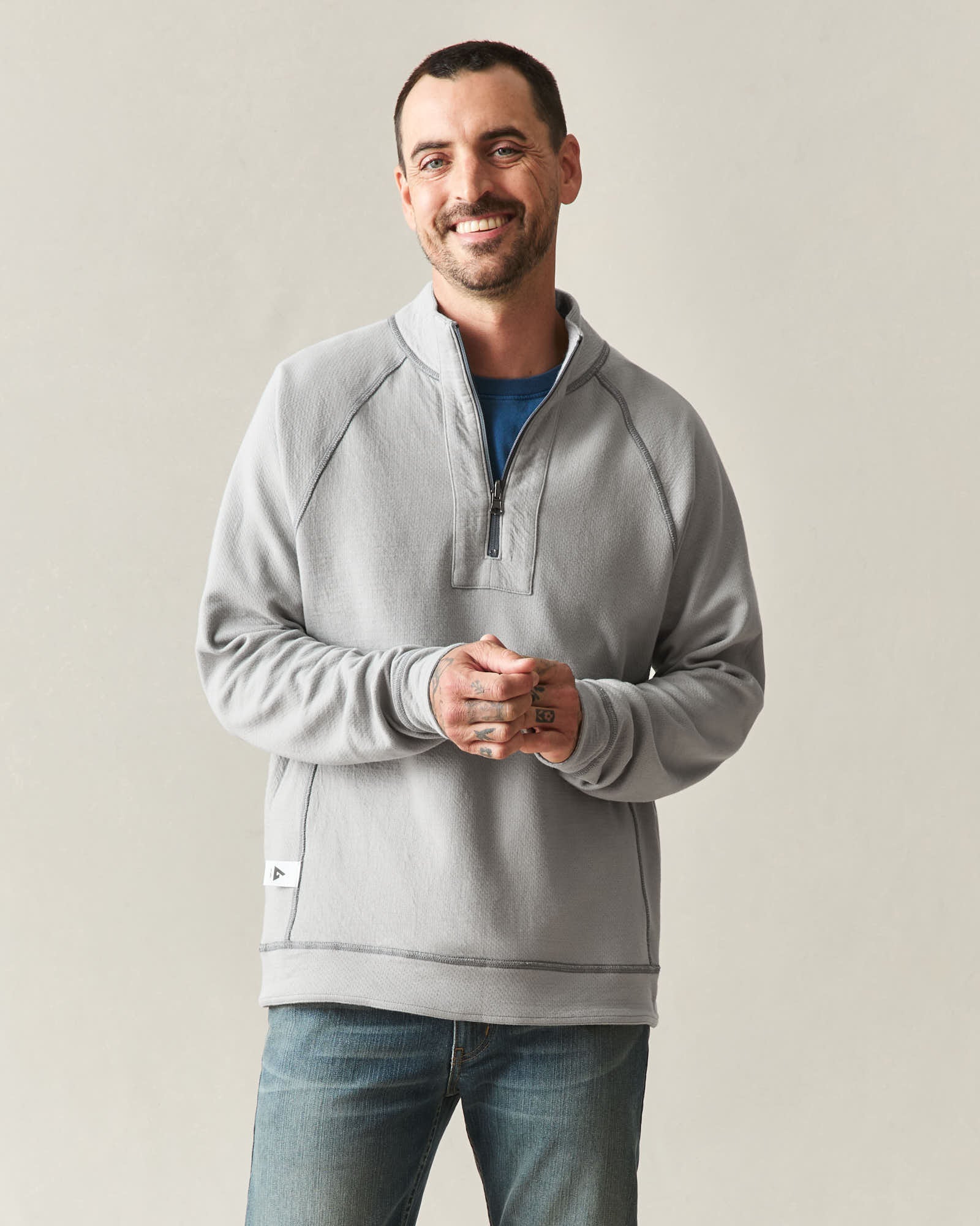 Men's Reversible Half Zip - Griffin - Image 6