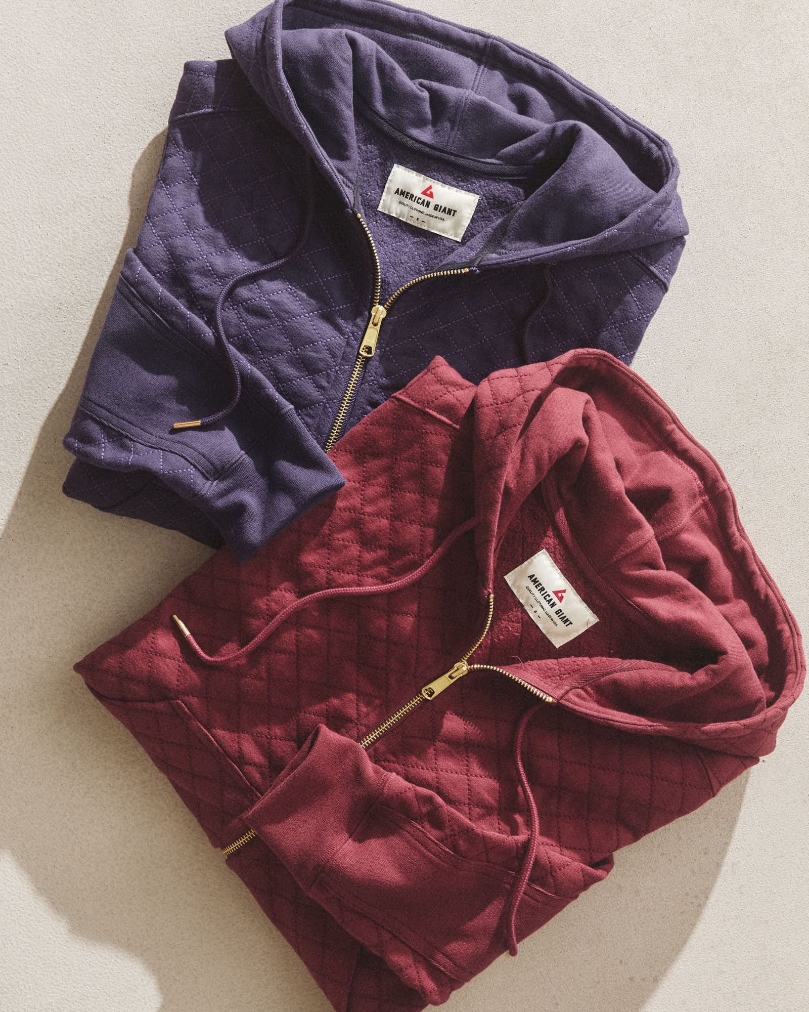 Women's Diamond Stitch Classic Full Zip - Purple Velvet - Image 6