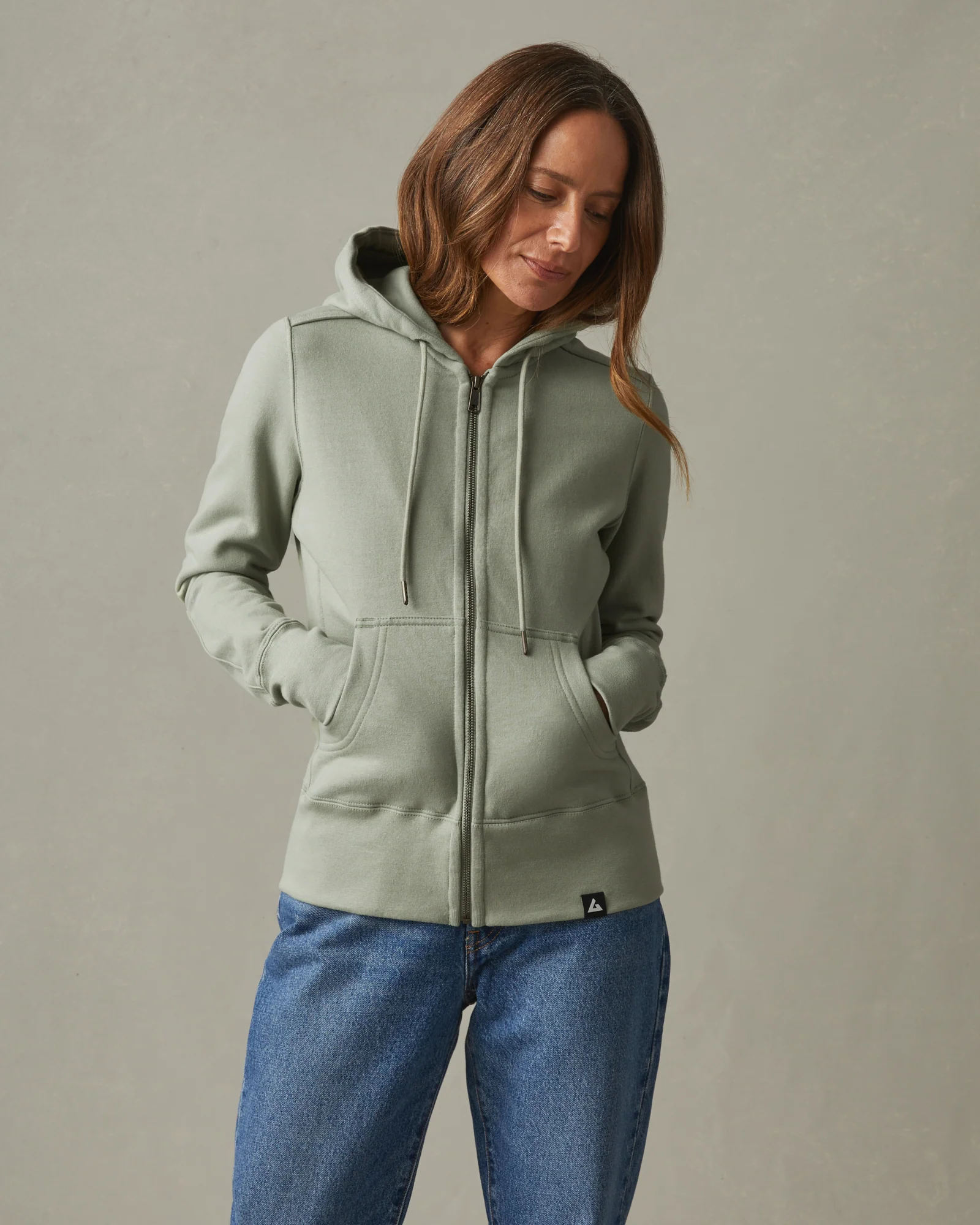 Women's Classic Full Zip - Light Fatigue
