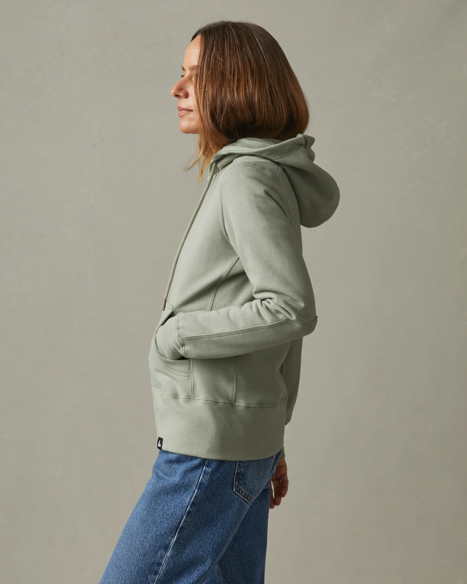 Women's Classic Full Zip - Light Fatigue - Image 2