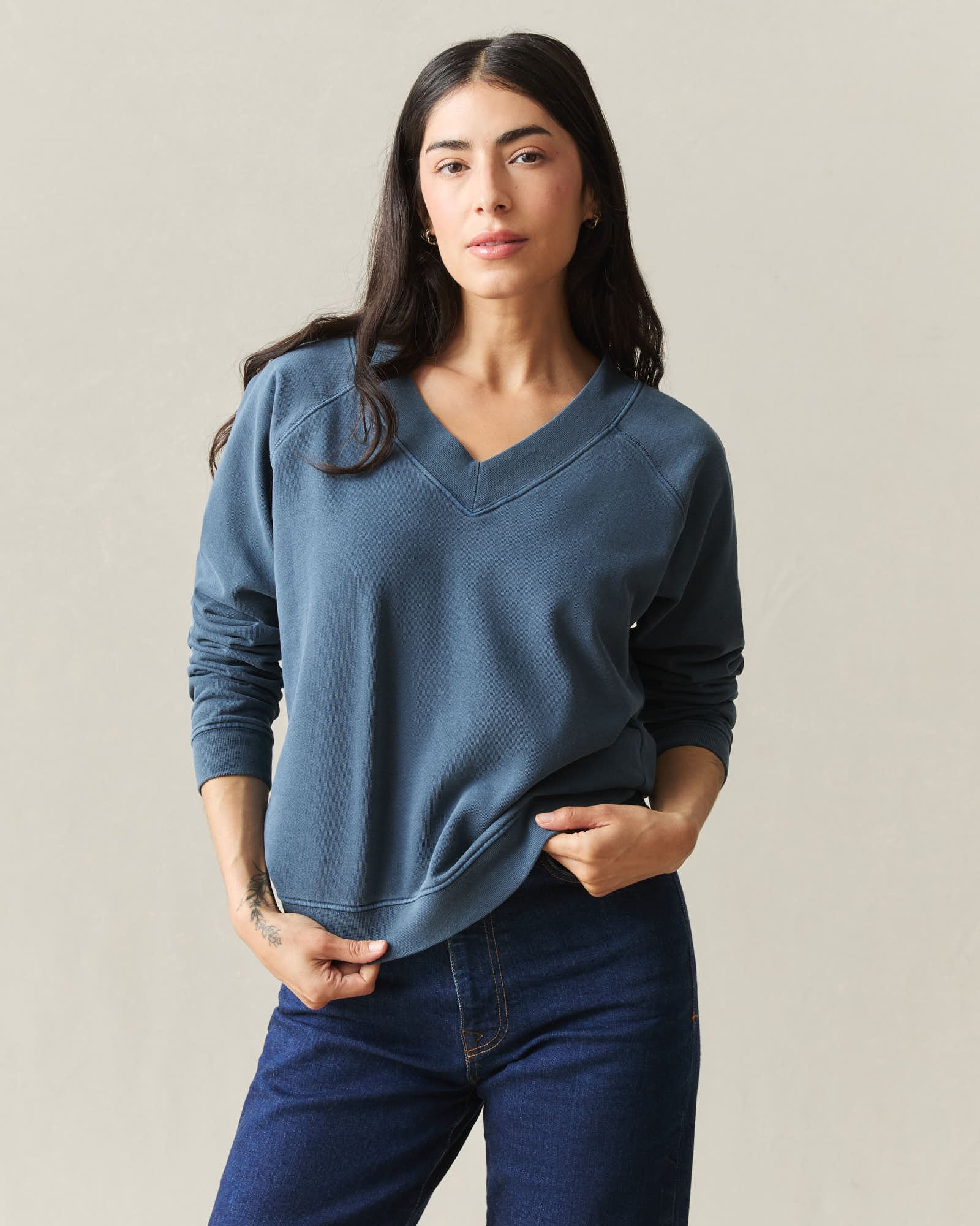Women's French Terry V-Neck - Spellbound - Image 2