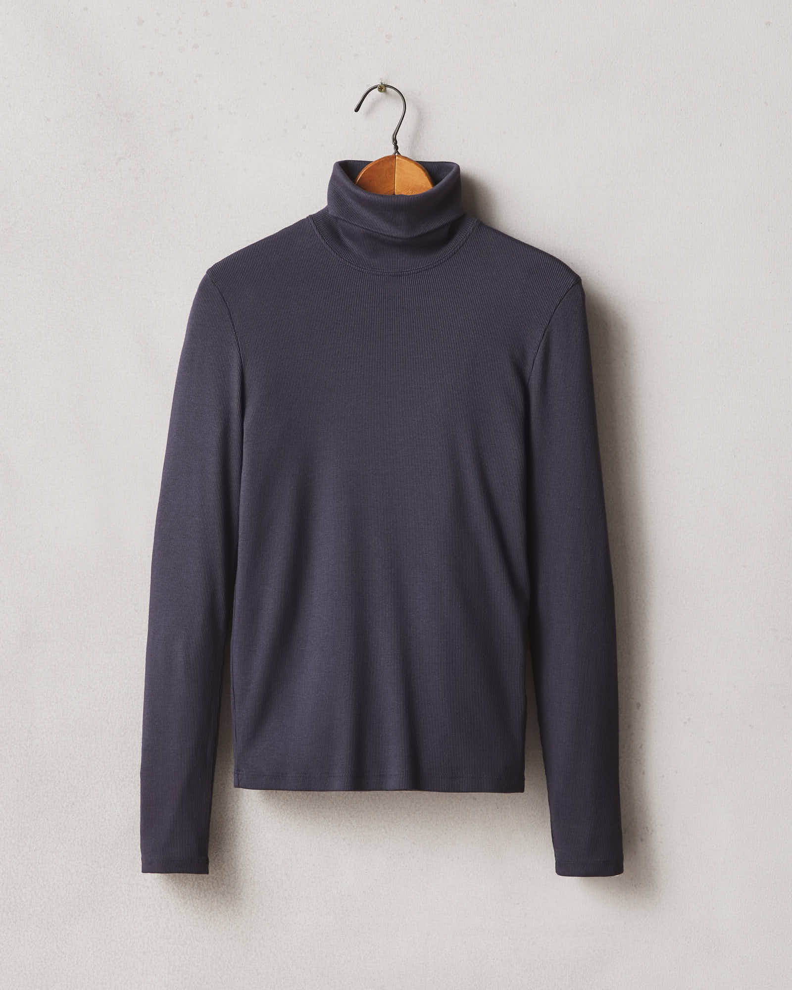 Women's Rib Turtleneck - Inkwell