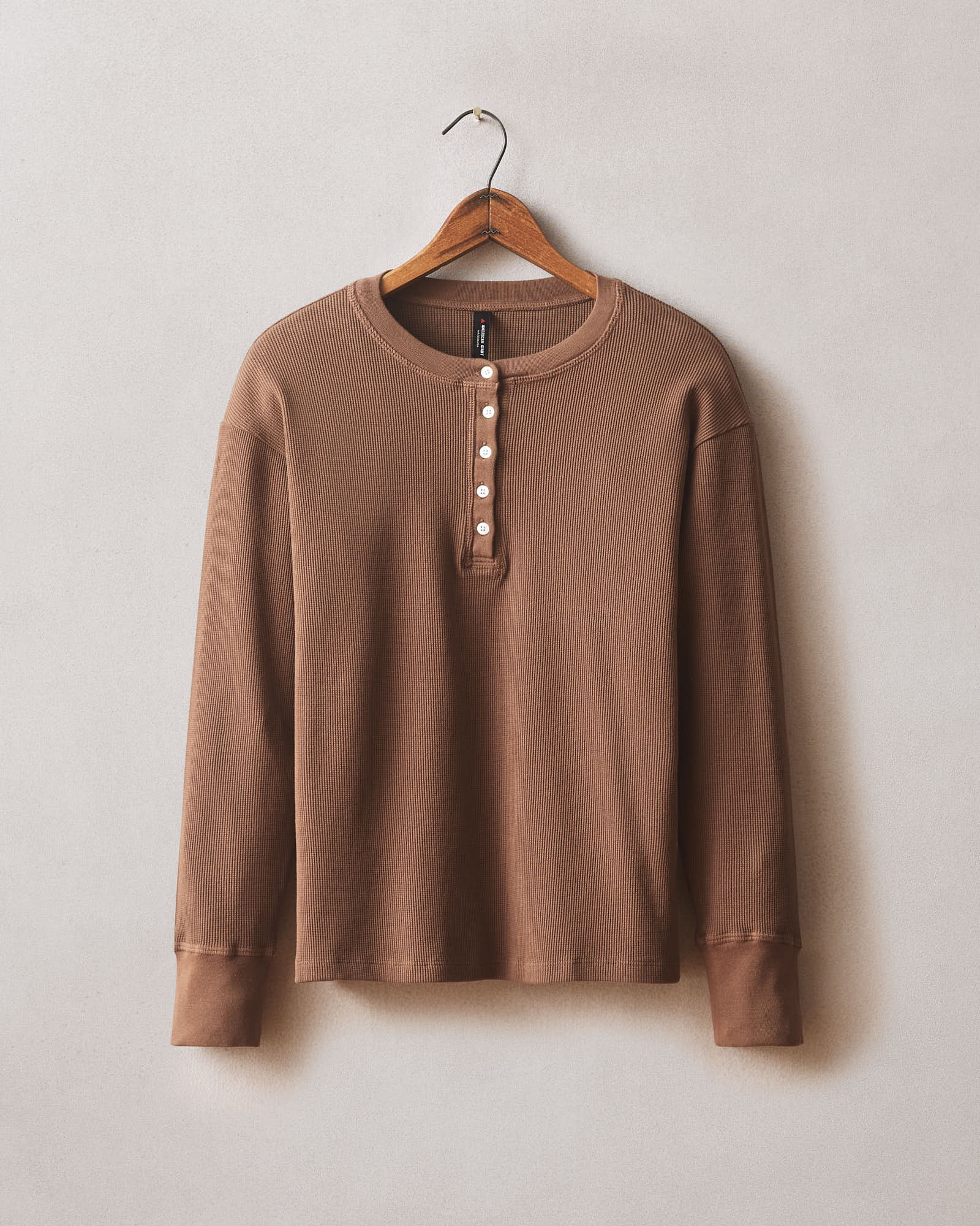 Women's Thermal Henley - Soft Silt